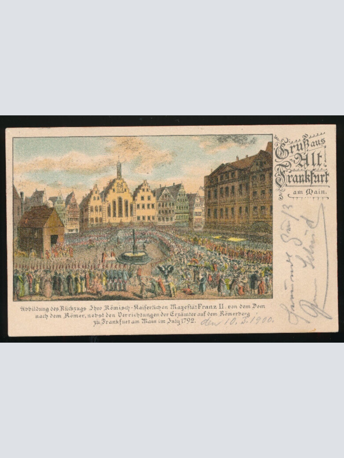 AK gruß aus Frankfurt Hessen (3652)