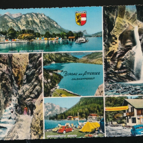 AK aus Burgau am Attersee Mehrbildkarte Oberösterreich (3675)