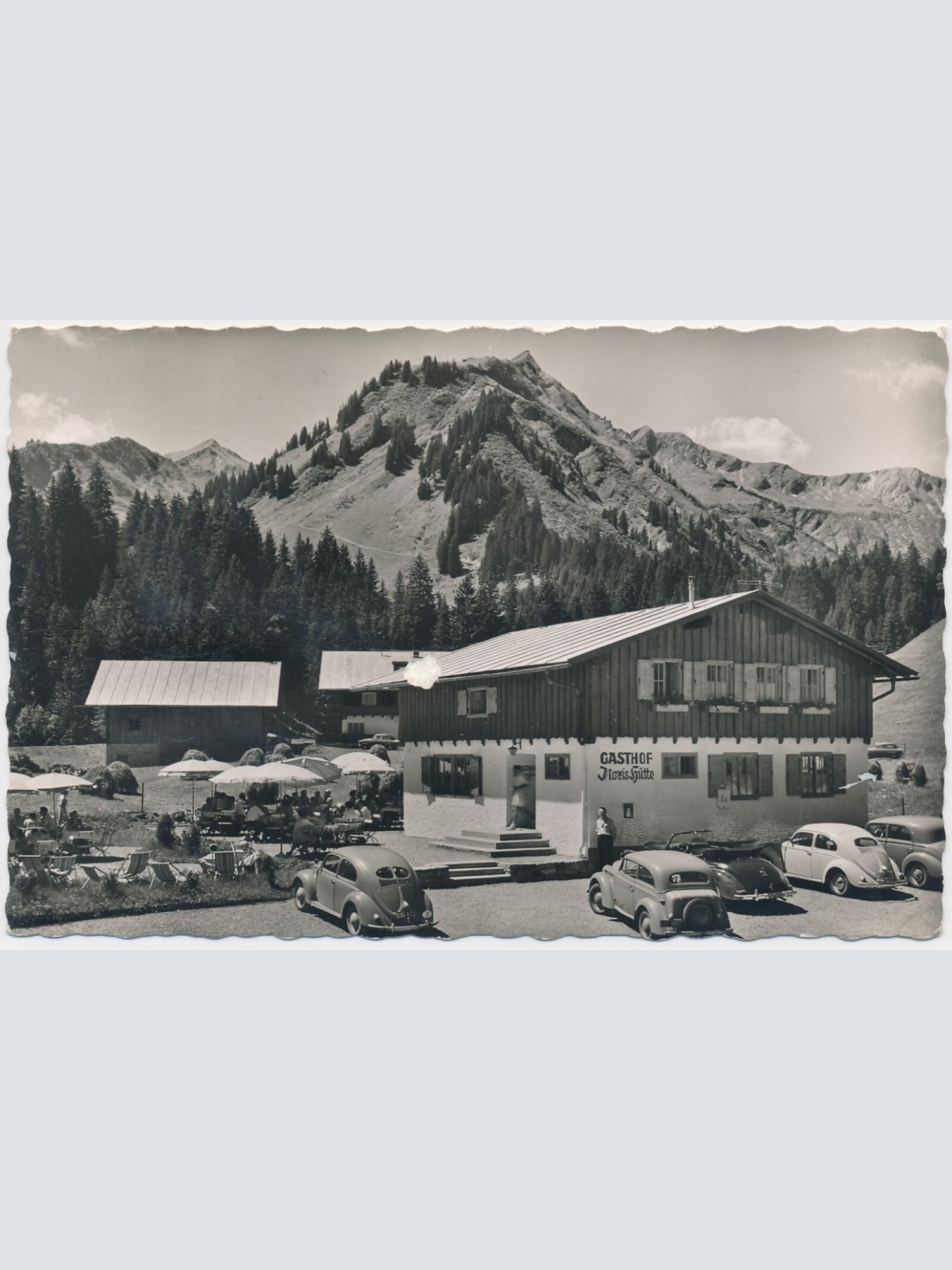 AK, Alpengasthof Noris Hütte, Mittelberg-Baad, Vorarlberg (S346)