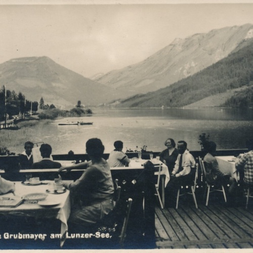 AK, See-Terasse Grubmayer am Lunzer See, Niederösterreich, Österreich (S249)
