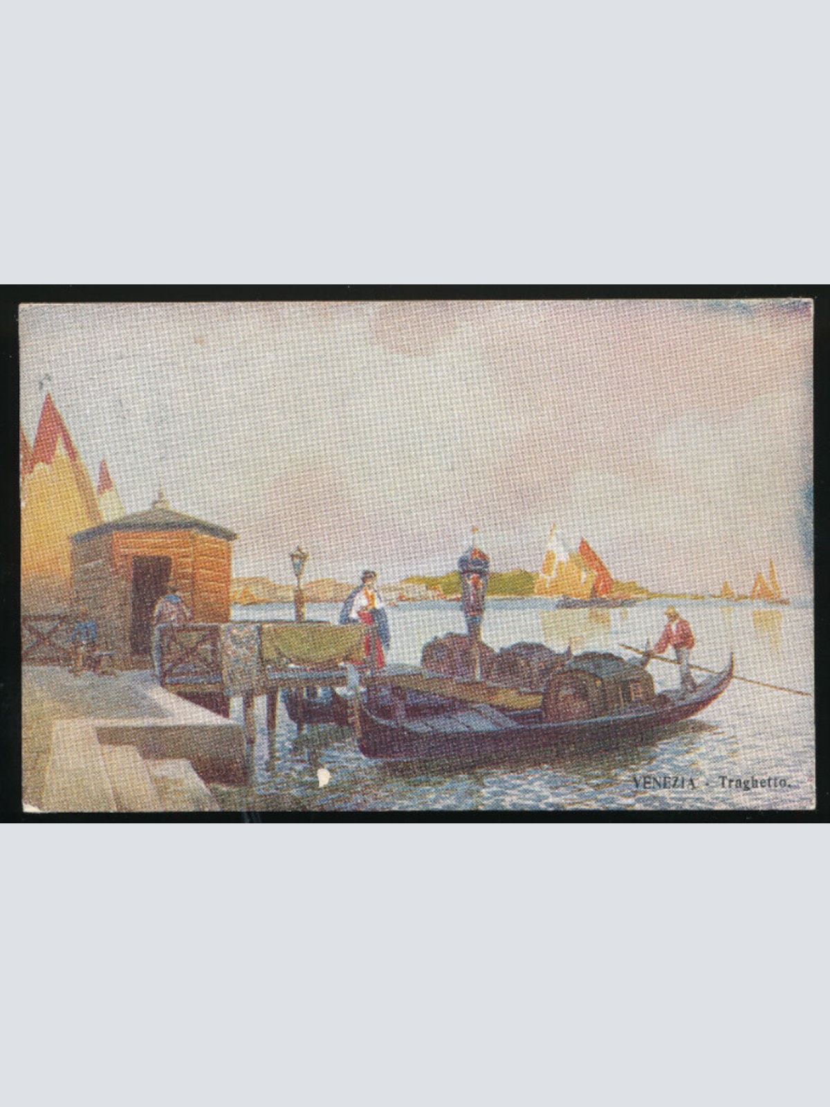 AK aus Venezia Venezien Traghetto Italien (3842)