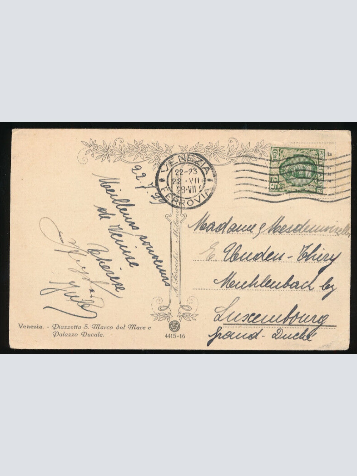 AK aus Venezia - Venezien Palazzo Ducale Italien (3843)