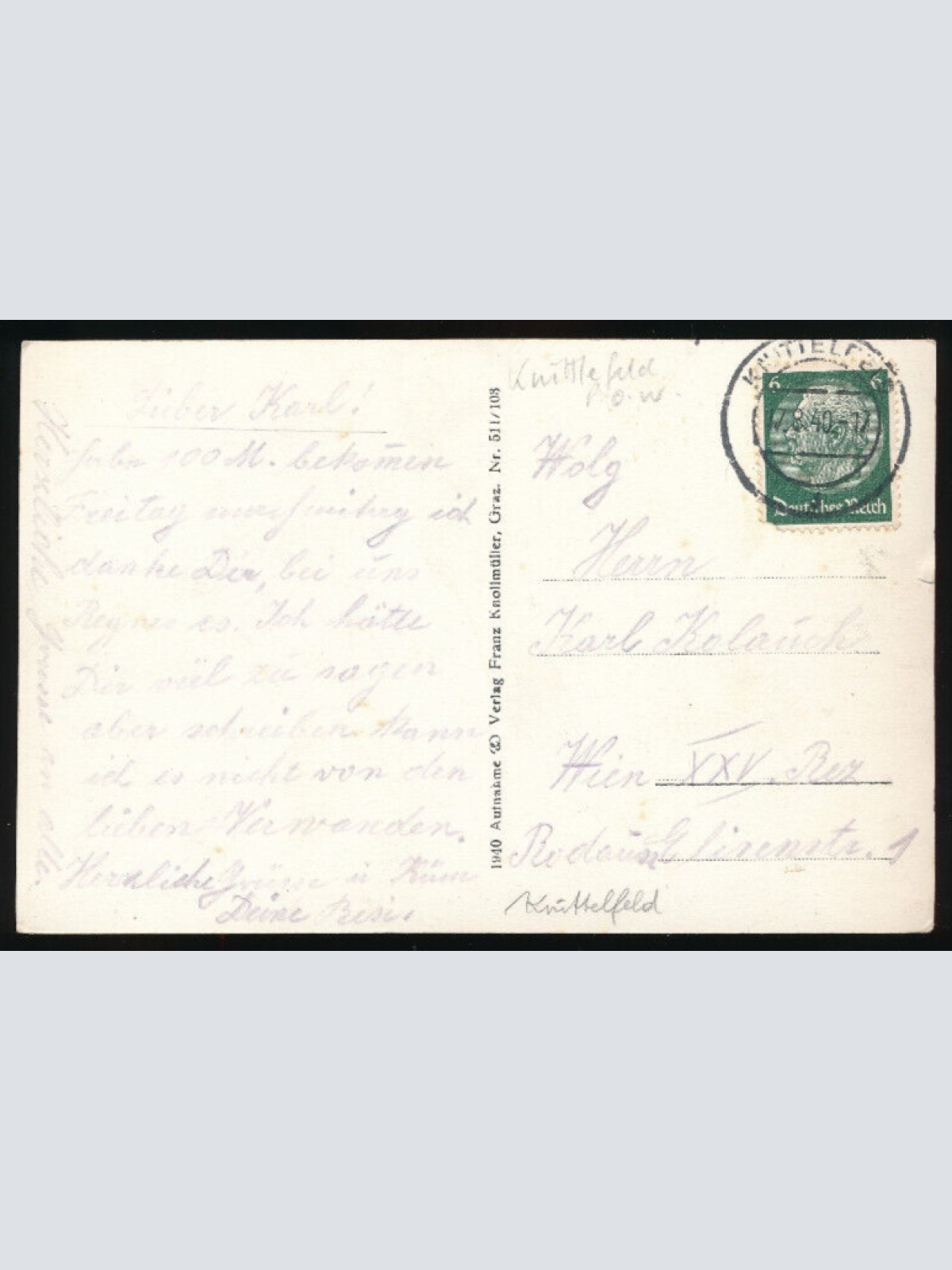AK aus Knittelfeld Steiermark (3827)