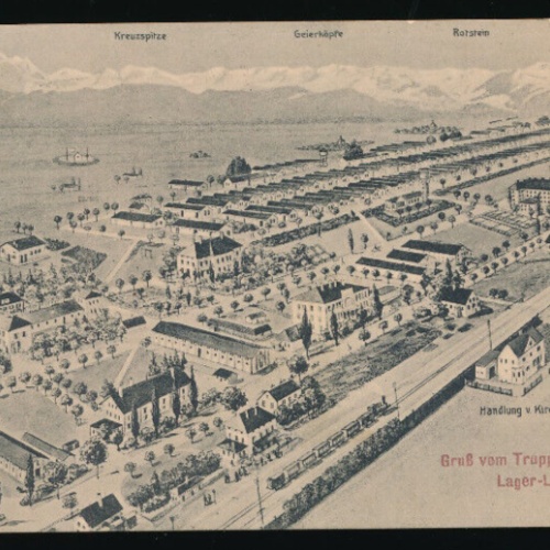 AK gruß vom Truppenübungslager Lechfeld Bayern (3865)