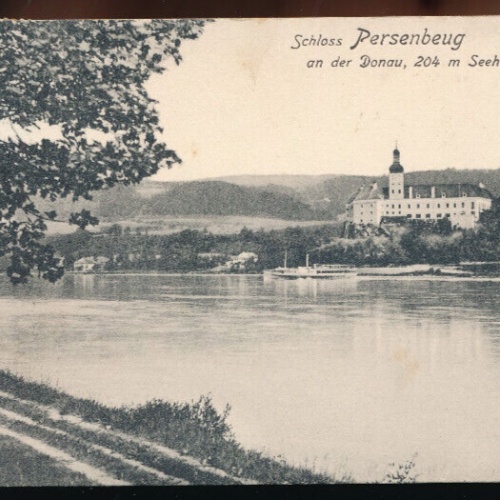 AK aus Persenbeug mit Schloss Persenbeug Niederösterreich (3869)