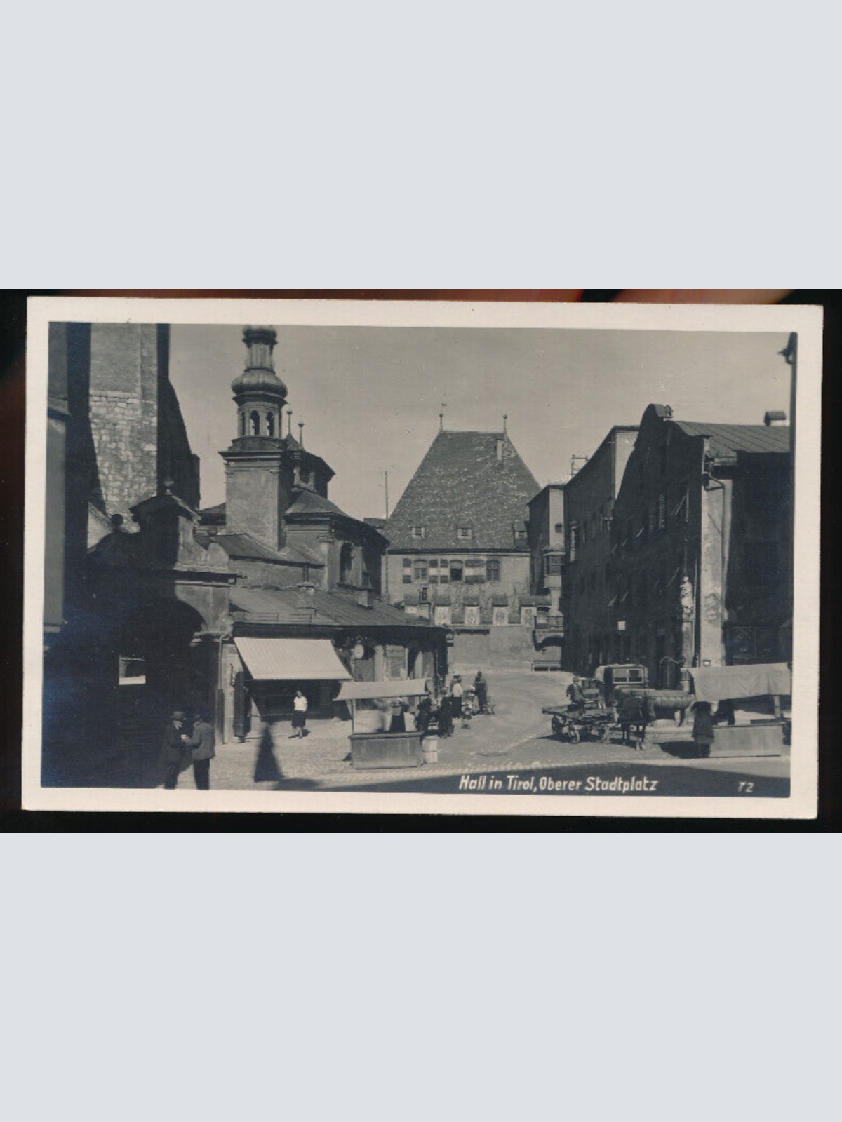AK aus Hall in Tirol Oberer Stadtplatz (3873)