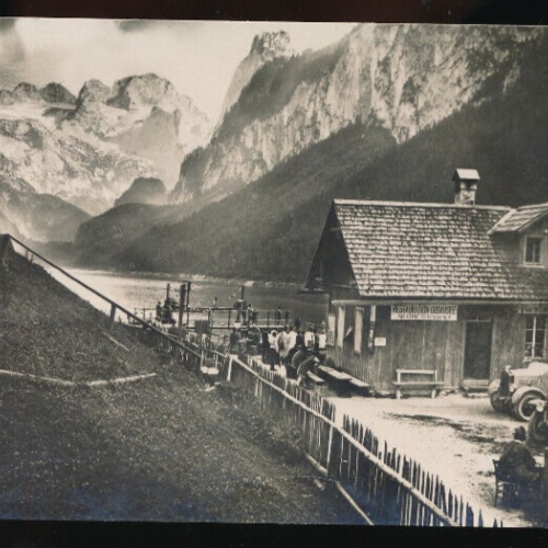 Künstler-Karte vom Stift Reichersberg Oberösterreich (L3757)