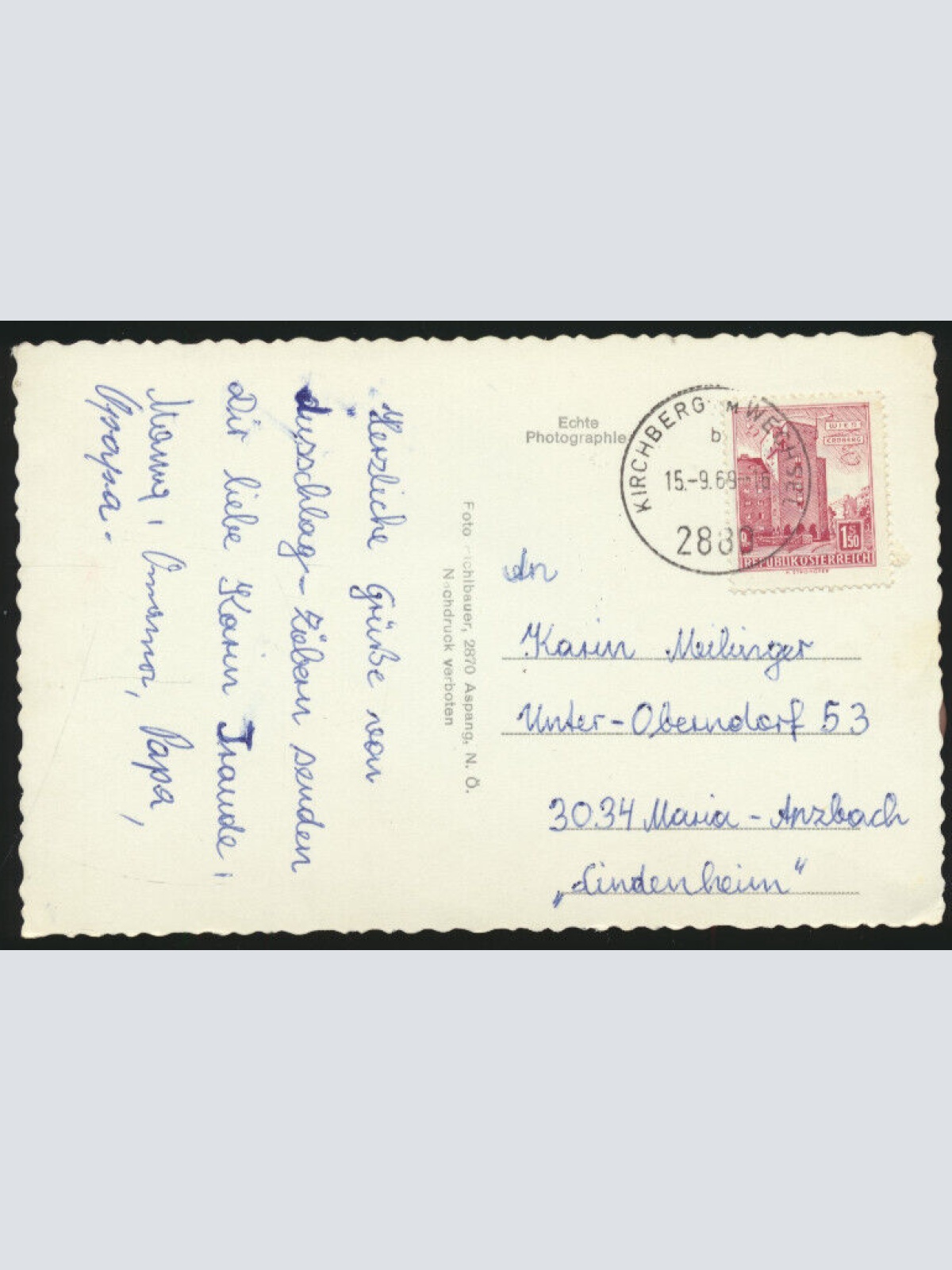 AK aus Zöbern Marienhof Ausschlag Polizeierholungsheim Niederösterreich (3807)