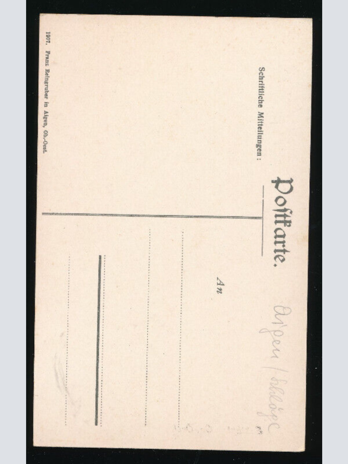 AK aus Aigen-Schlägl mit Stift Oberösterreich (L3761)