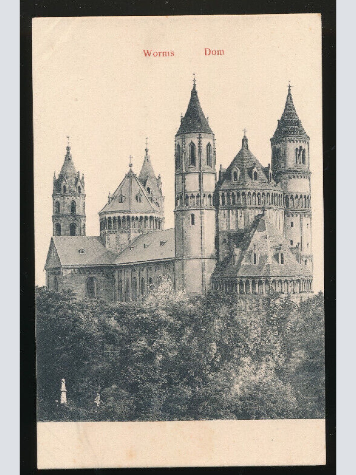AK aus Worms mit Dom Rheinland - Pfalz (3559)