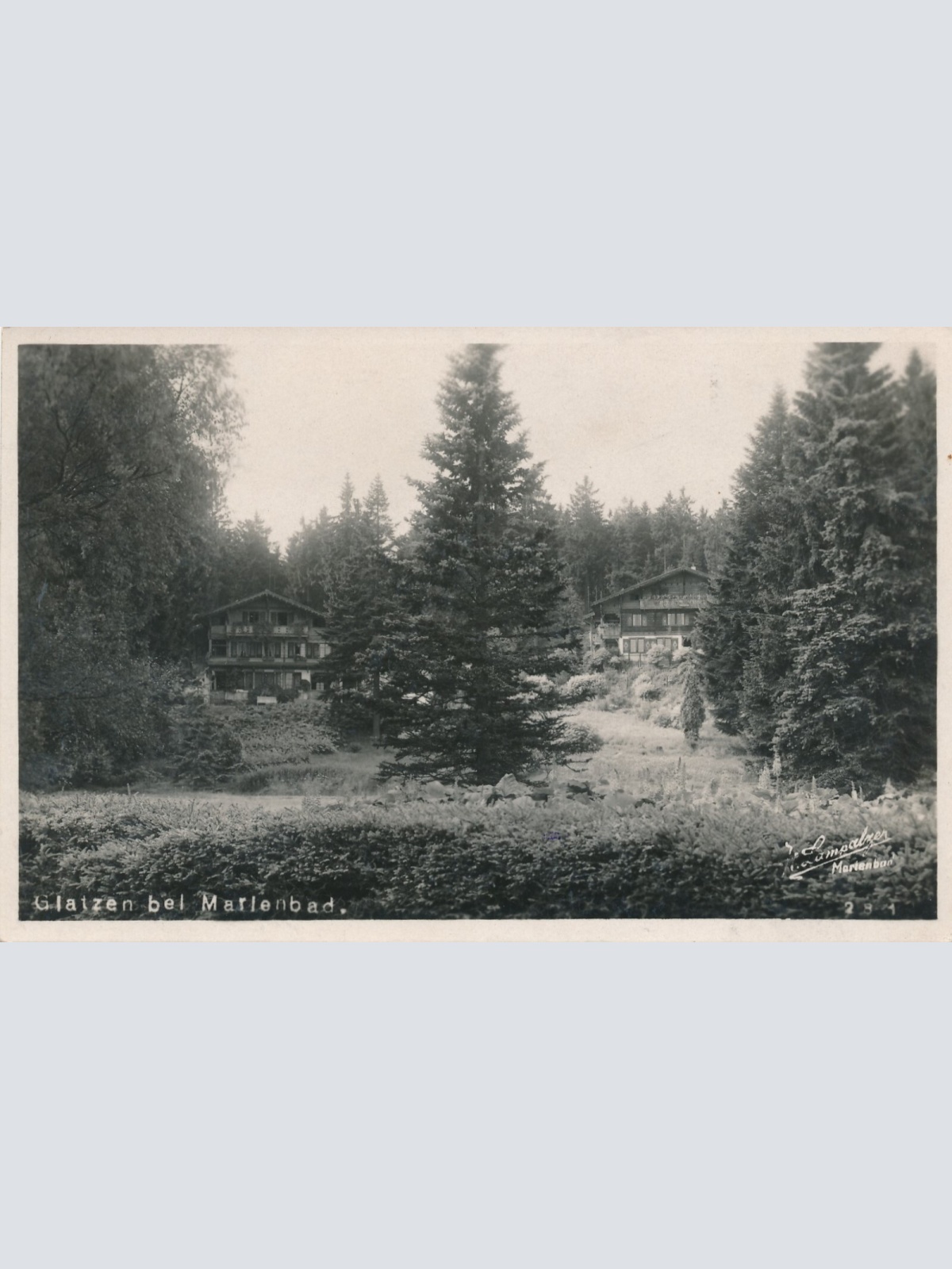 AK, Glatzen bei Marienbad, Tschechien (S212)