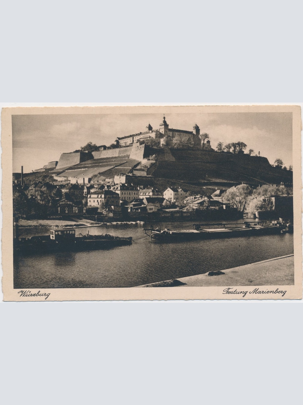 AK, Würzburg, Bayern, Festung Marienberg (S214)