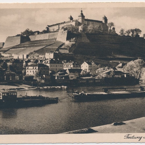 AK, Würzburg, Bayern, Festung Marienberg (S214)