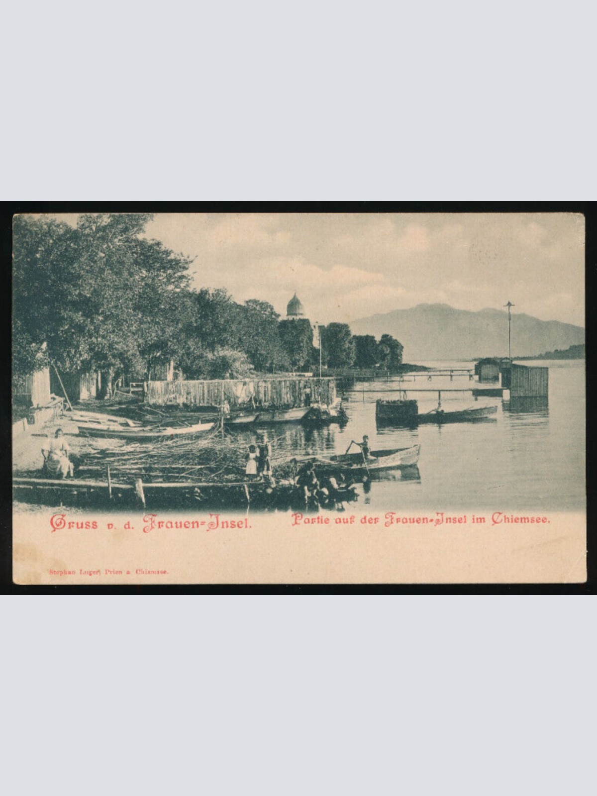 AK von der Fraueninsel am Chiemsee Bayern (3563)