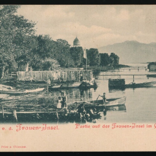AK von der Fraueninsel am Chiemsee Bayern (3563)