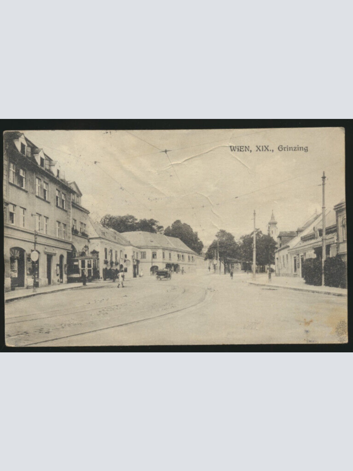 AK aus Wien - Grinzing Strassenansicht Wien (3814)