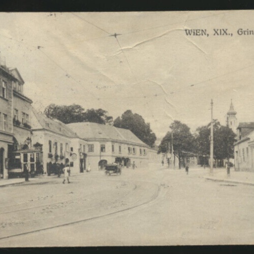 AK aus Wien - Grinzing Strassenansicht Wien (3814)