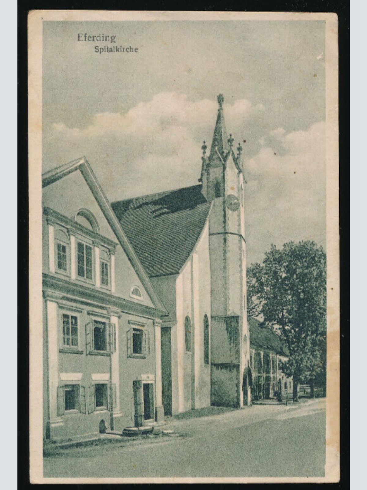 AK aus Eferding Spitalkirche Oberösterreich (L3794)