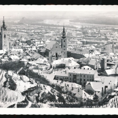 AK Frohe Weihanchten Winterkarte Niederösterreich (3976)