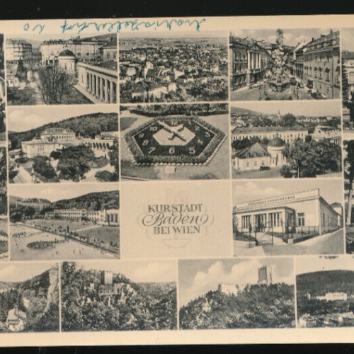 AK aus Baden bei Wien Mehrbildkarte Niederösterreich (3977)