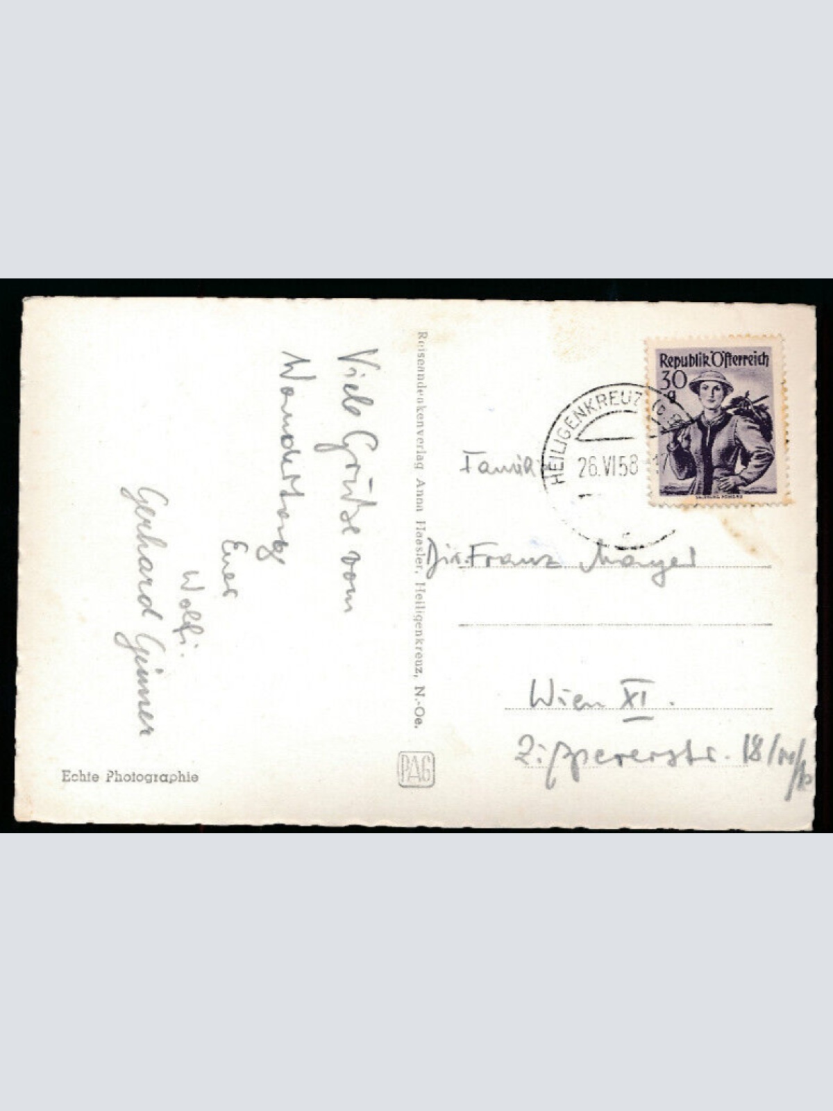 AK aus Heiligenkreuz Niederösterreich (3969)