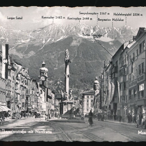 AK aus Innsbruck Straßenansicht Tirol (3898)