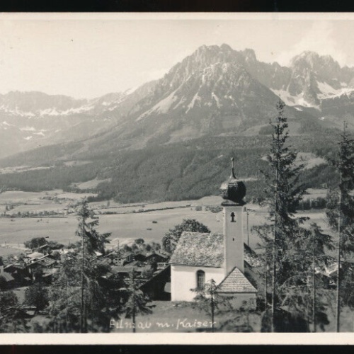 AK aus Ellmau mit Wilden Kaiser Tirol (3877)