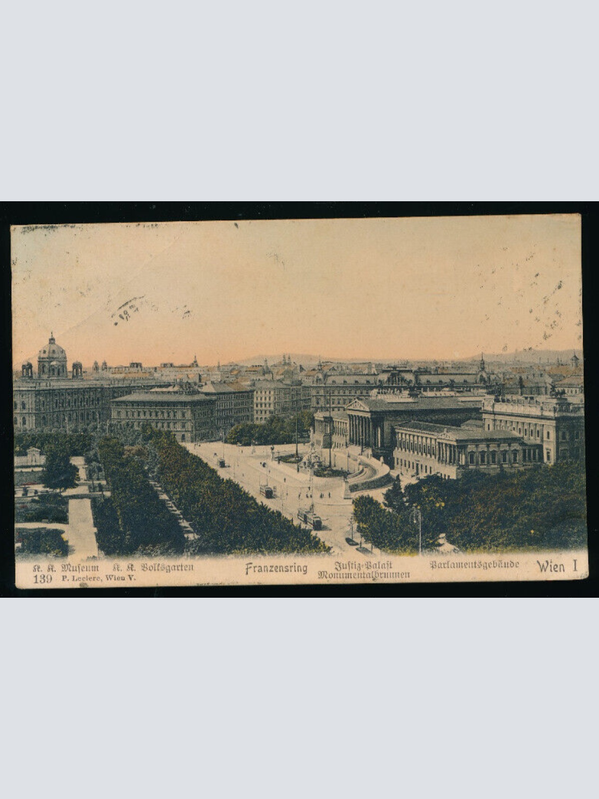 AK aus Wien Franzensring (3884)