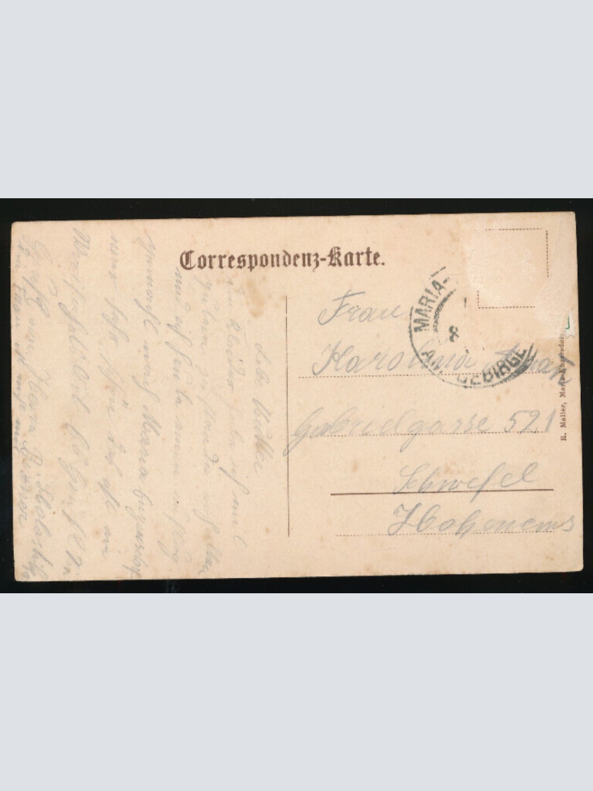 AK gruss aus Maria Enzersdorf mit Schwalbe Niederösterreich (3904)