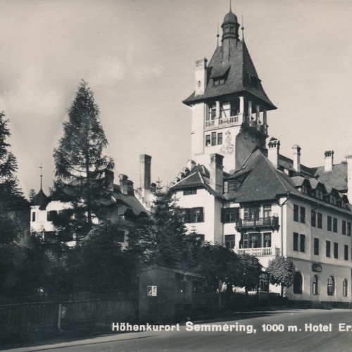 AK, Höhenkurort Semmering, Hotel Erzherzog Johann, Niederösterreich (S408)