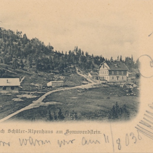 AK, Sonnwendstein, Friedrich Schüler Alpenhaus, Niederösterreich (S412)
