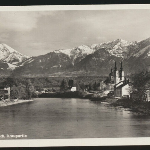 AK aus Villach Draupartie Kärnten (4297)