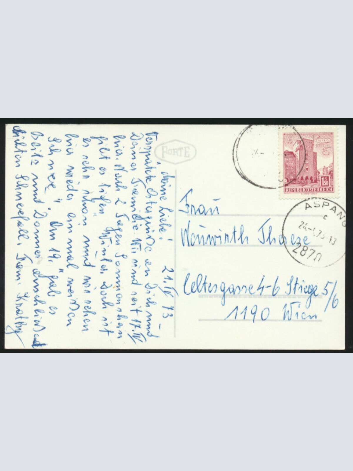 AK aus Aspang Niederösterreich (3787)