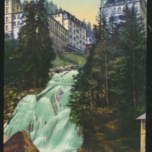 AK aus Badgastein Unterer Wasserfall Salzburg (3737)