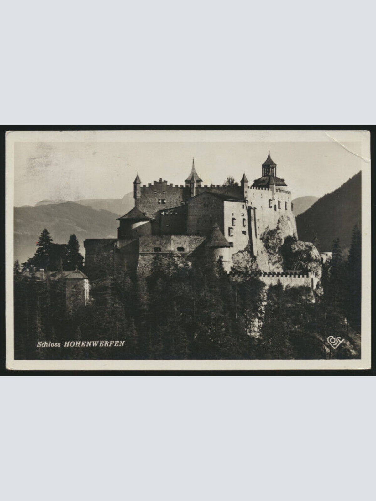 AK vom Schloss Hohenwerfen Salzburg (3738)