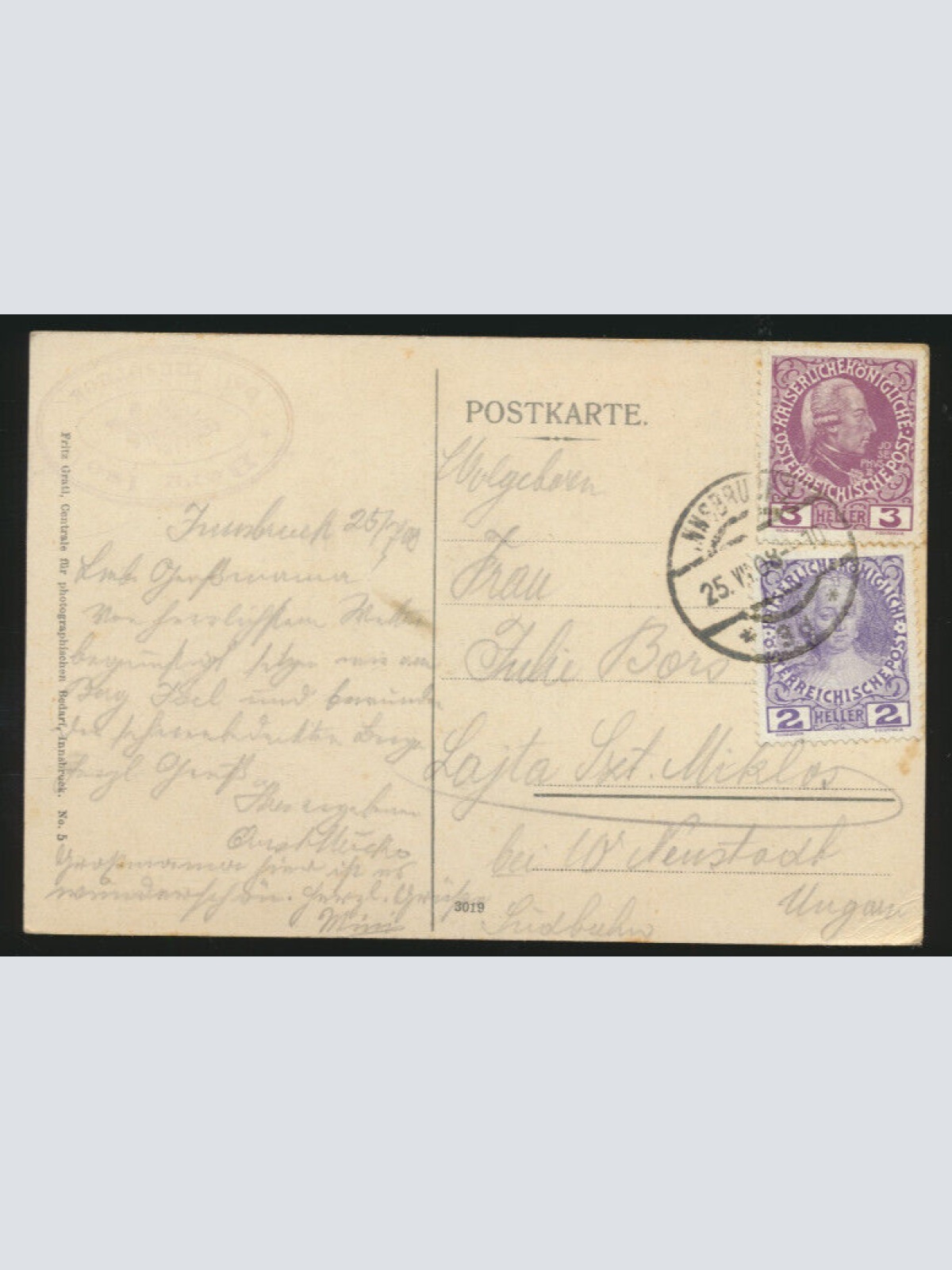 AK aus Innsbruck Tirol (3740)