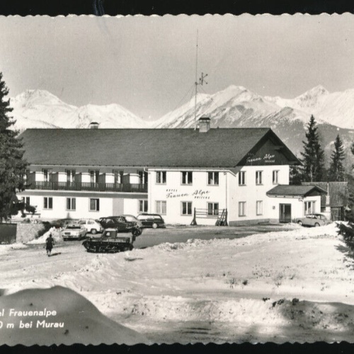 AK vom Hotel Frauenalpe bei Murau Steiermark (3711)