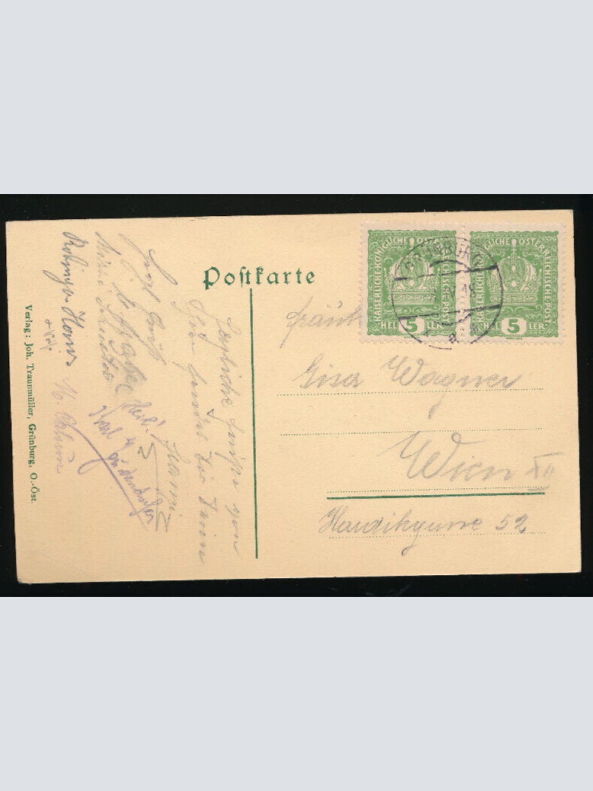 AK aus Grünburg - Steinbach a. Steyr Oberösterreich (4328)