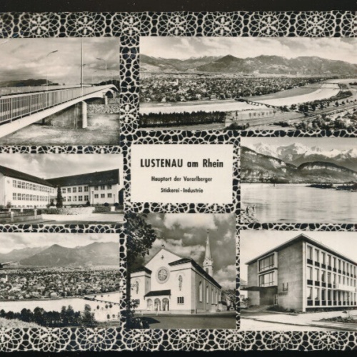 AK aus Lustenau am Rhein Mehrbildkarte Vorarlberg (3701)