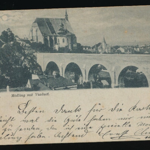 AK aus Mödling mit Viaduct Niederösterreich (4347)