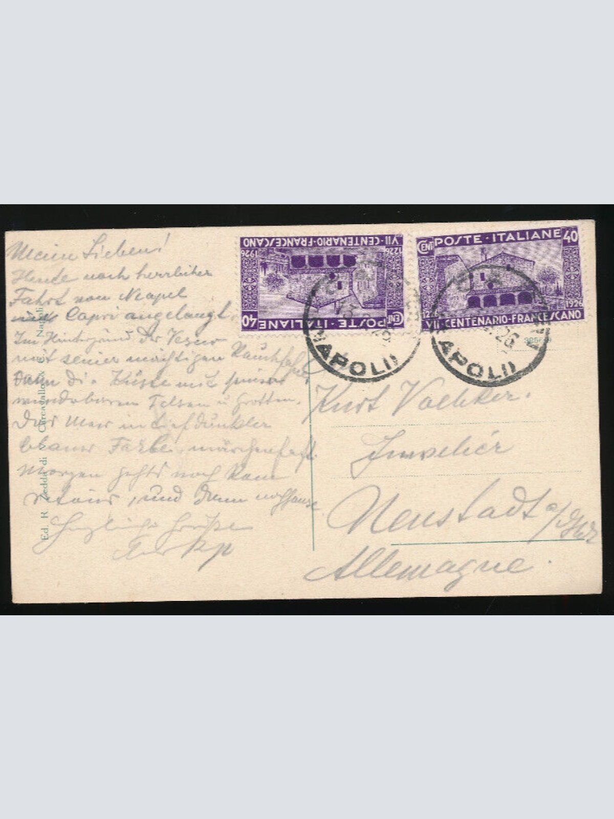 AK aus Capri Marina piccola Italien (3698)