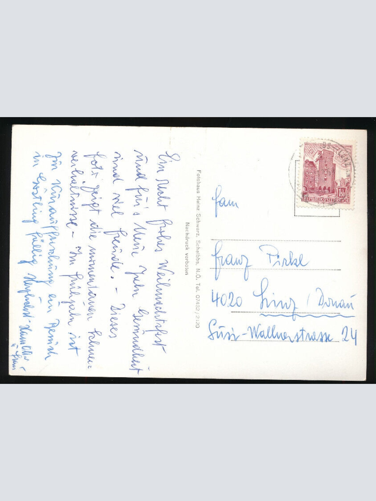 AK aus Göstling an der Ybbs Winterkarte Niederösterreich (3717)