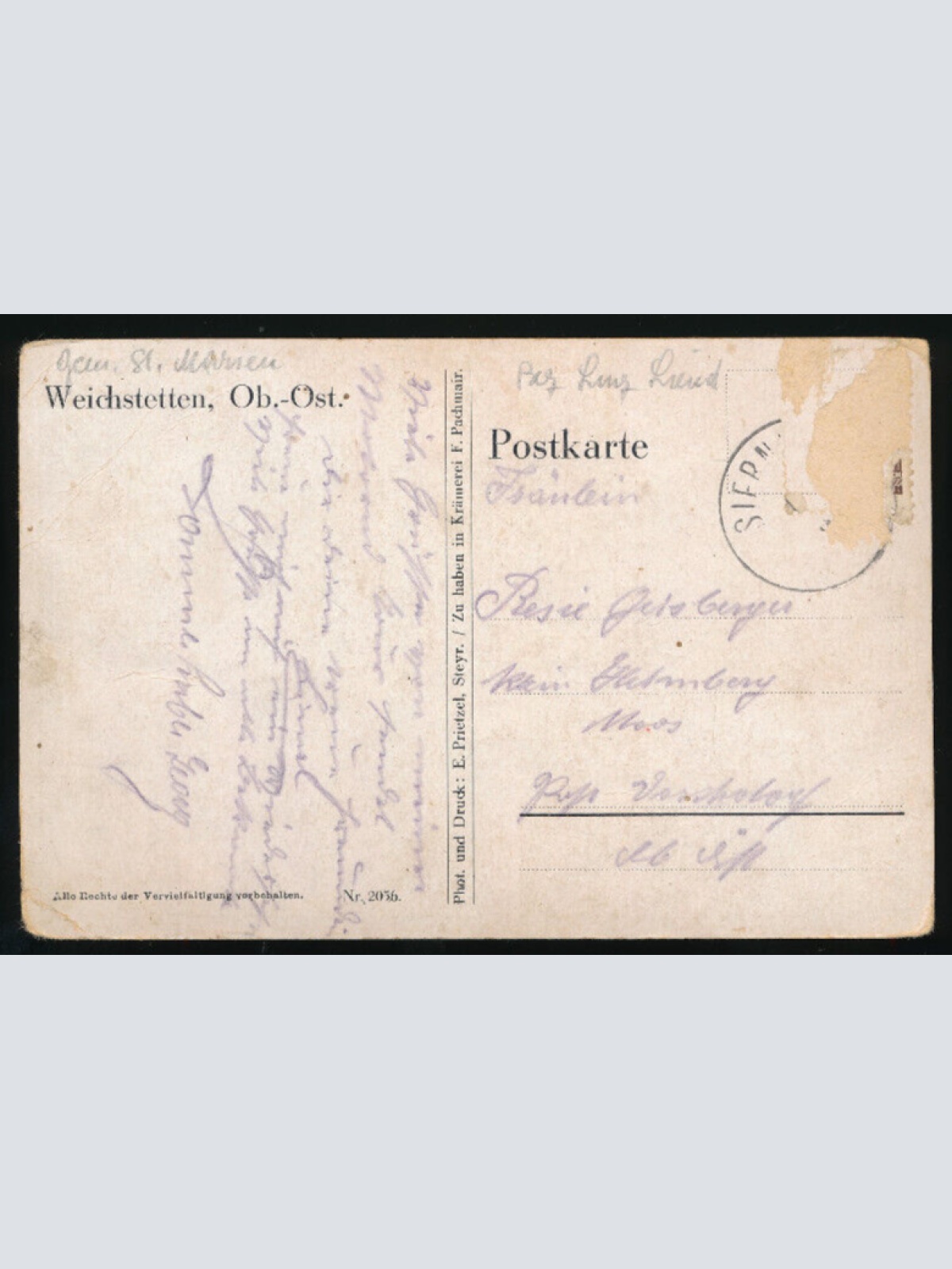 AK aus Weichstetten Oberösterreich Mehrbildkarte (4266)