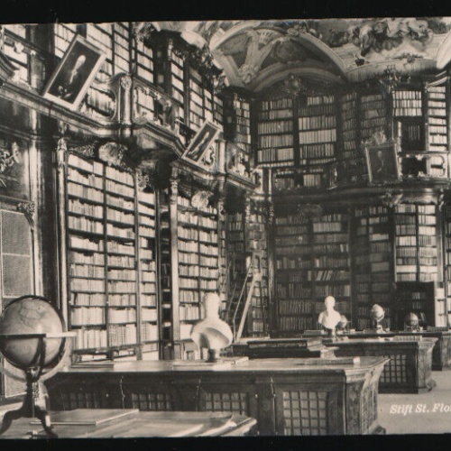 AK aus St. Florian Oberösterreich Stiftsbibliothek (4264)