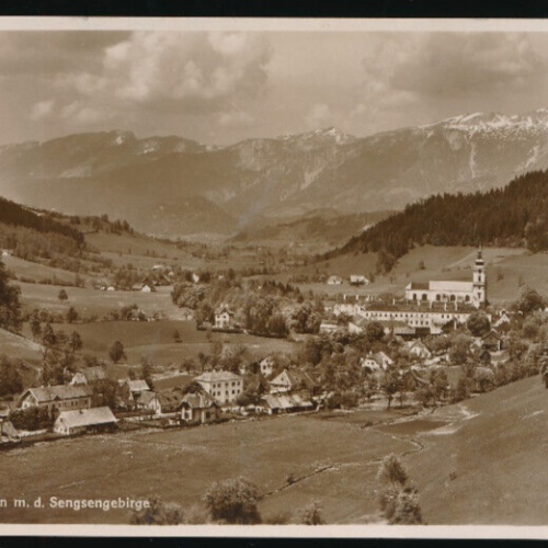 AK aus Spital am Pyhrn mit dem Sensengebirge Oberösterreich (4324)