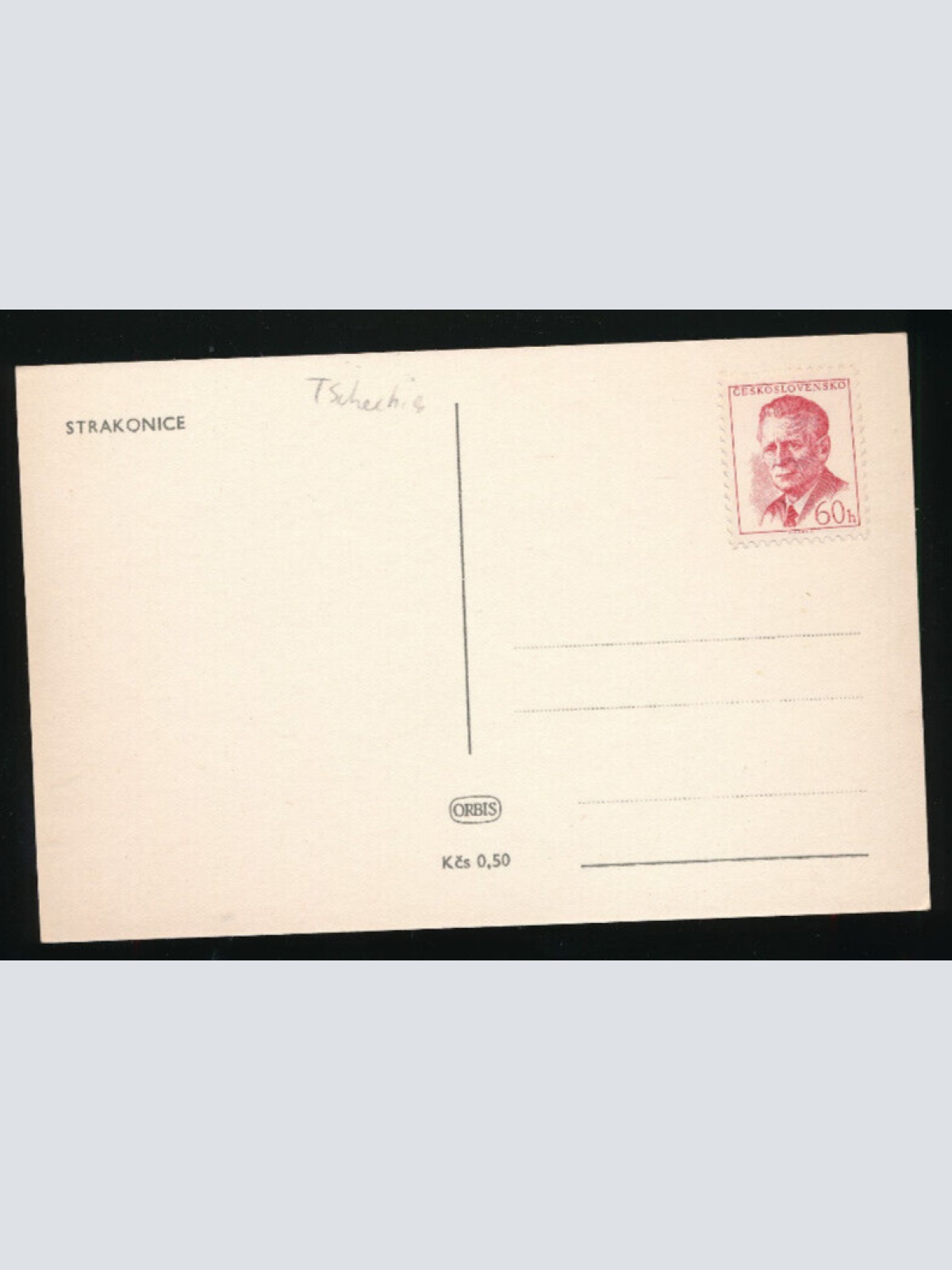 AK aus Strakonice Tschechoslowakei (4047)