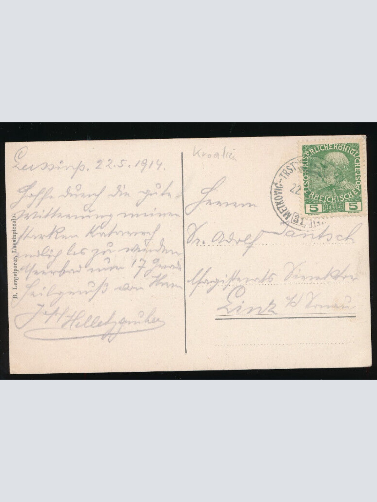 AK aus Lussinpicolo Kroatien (4041)