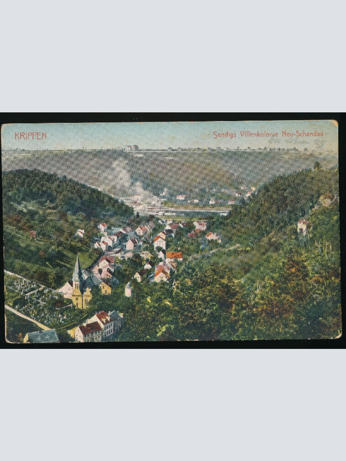 AK aus Krippen Neu - Schandau Sachsen (4094)