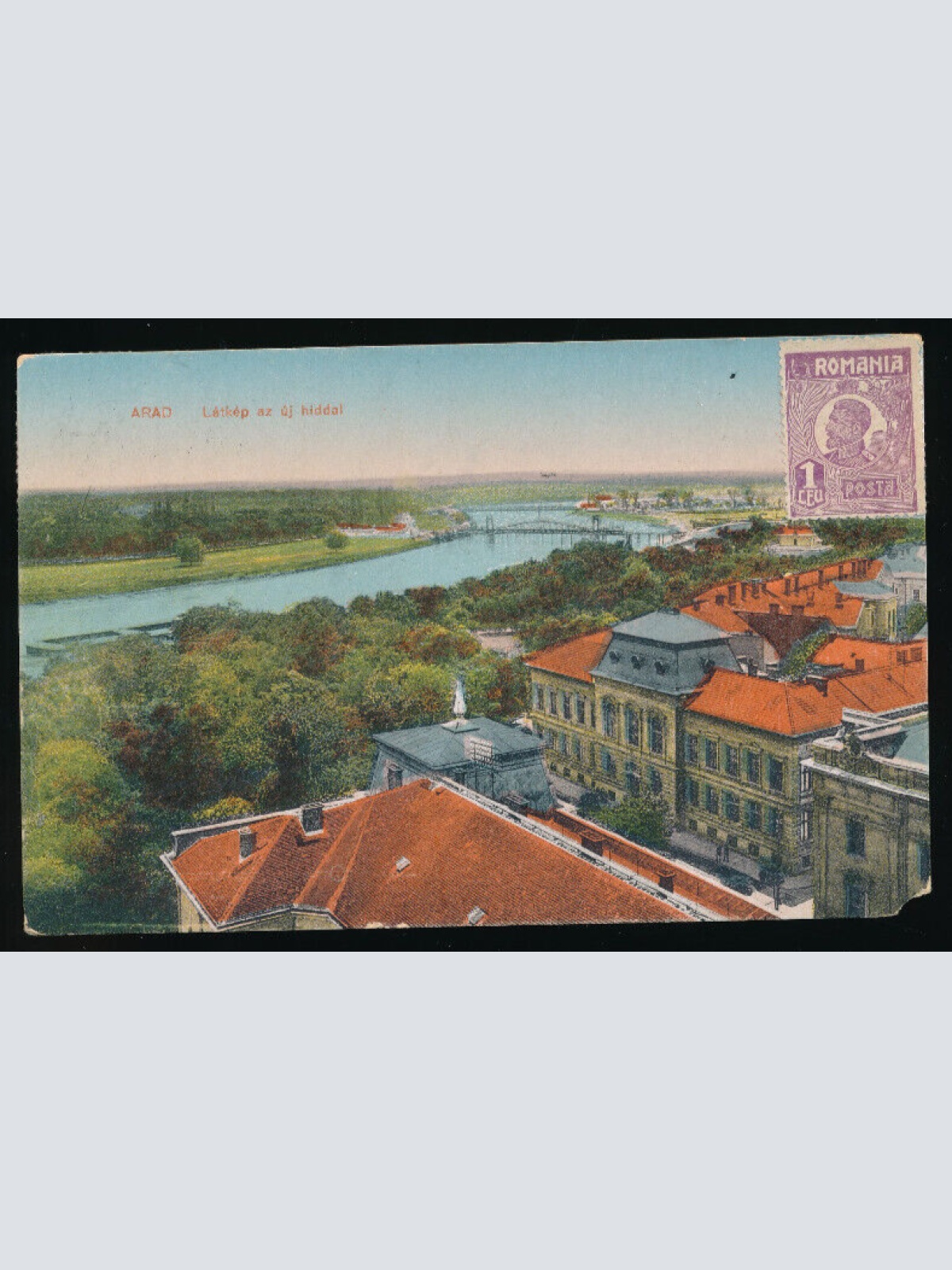 AK aus Arad Latkep az uj hiddal Rumänien (4093)