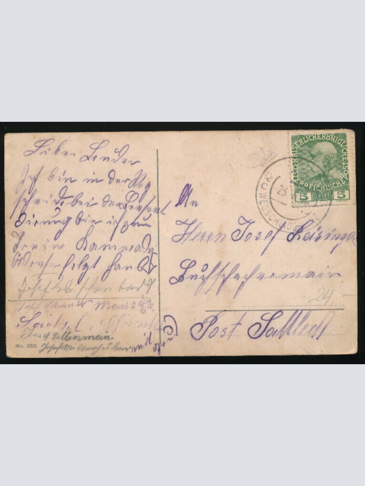 AK aus Linz an der Donau Urfahr Oberösterreich (4119)